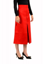 Dsquared2 Women's Bright Red A-Line Midi Skirt: Picture 2