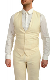 Dolce & Gabbana Men's "Martini" Ivory Silk Wool Three Piece Suit: Picture 8