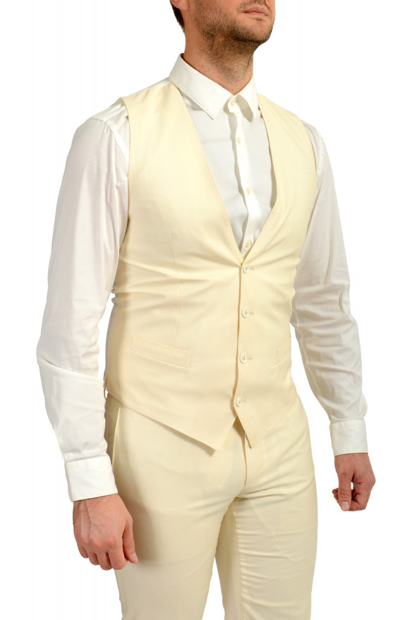 Dolce & Gabbana Men's "Martini" Ivory Silk Wool Three Piece Suit: Picture 9