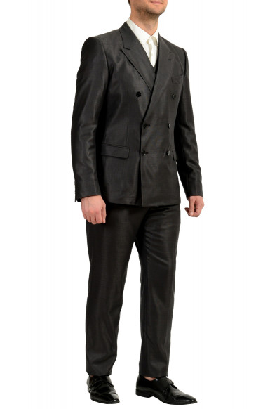 Dolce & Gabbana Men's Wool Silk Double Breasted Three Piece Suit: Picture 2