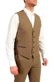 Dolce & Gabbana Men's Beige Wool Three Piece Two Button Suit: Picture 9