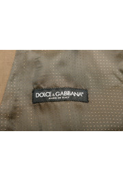 Dolce & Gabbana Men's Beige Wool Three Piece Two Button Suit: Picture 14