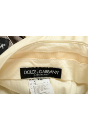 Dolce & Gabbana Men's Stone Beige Silk Double Breasted Suit: Picture 13