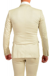 Dolce & Gabbana Men's Stone Beige Silk Double Breasted Suit: Picture 6