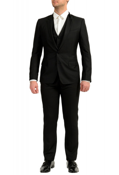Dolce & Gabbana Men's "Martini" Black 100% Silk Three Piece Suit
