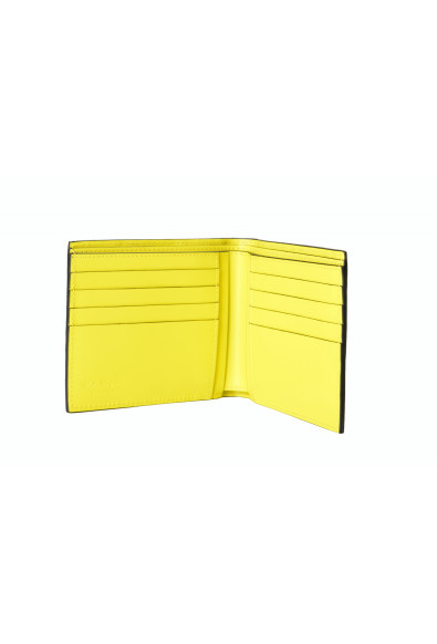 Salvatore Ferragamo Men's Canary Yellow Logo Print 100% Leather Bifold Wallet: Picture 2