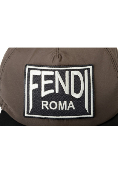 Fendi Men's Logo Print Baseball Hat Cap Size Adjustable with Closure: Picture 2