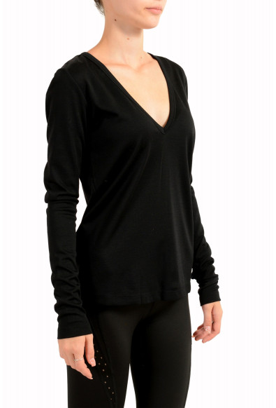 Tom Ford Women's Black Wool V-Neck Long Sleeve Top Blouse Sweater: Picture 2