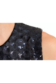 Just Cavalli Women's Navy Blue Embellished Mini Dress : Picture 4