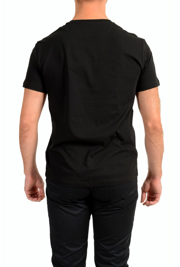 Valentino Men's Black 2V3MG13D964 Logo Print Crewneck Short Sleeve T-Shirt: Picture 3