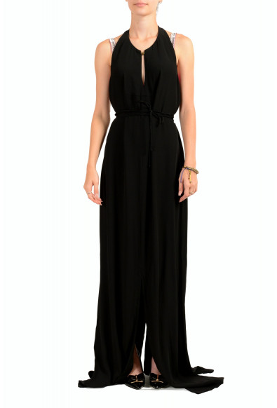 Hugo Boss Women's "Dallis" Black Sleeveless Long Maxi Dress