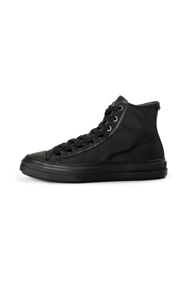 Valentino Garavani Men's Black Totaloop Leather High Top Sneakers Shoes: Picture 2