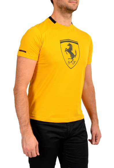 Scuderia Ferrari Men's Regular Fit Yellow Short Sleeve T-Shirt: Picture 2