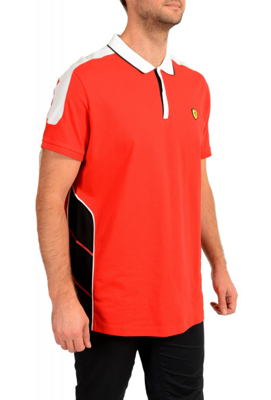Scuderia Ferrari Men's Regular Fit Red Short Sleeve Polo Shirt: Picture 2