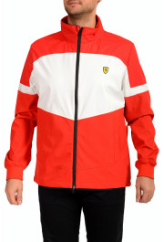 Scuderia Ferrari Men's Red Full Zip Softshell Jacket