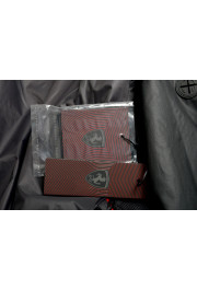 Scuderia Ferrari Men's Black Full Zip Windbreaker Bomber Jacket: Picture 5