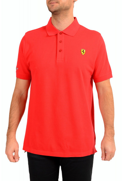 Scuderia Ferrari Men's "Piquet" Red Regular Fit Polo Shirt
