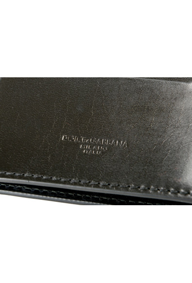 Dolce & Gabbana Black 100% Leather Card Case Keychain: Picture 2