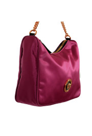 Versace Women's Purple Satin Handbag Shoulder Bag: Picture 3