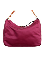 Versace Women's Purple Satin Handbag Shoulder Bag: Picture 4