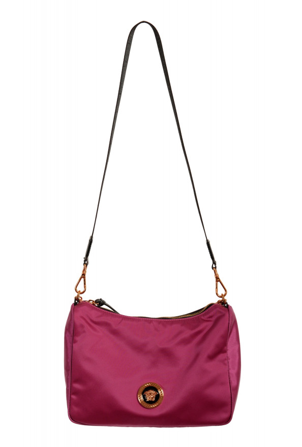 Versace Women's Purple Satin Handbag Shoulder Bag: Picture 5