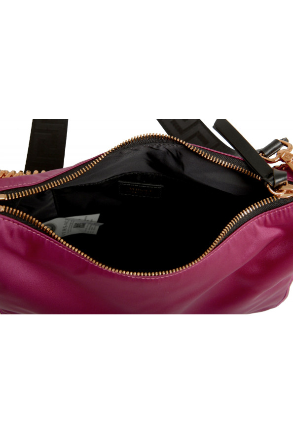 Versace Women's Purple Satin Handbag Shoulder Bag: Picture 6