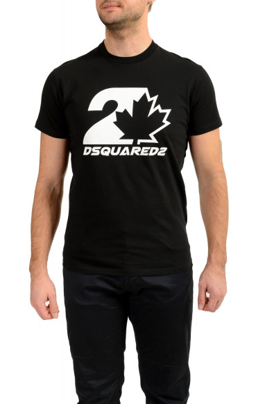 Dsquared2 Men's "Cool Fit Tee" Black Logo Print Short Sleeve Crewneck T-Shirt
