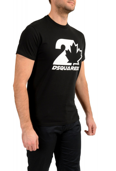Dsquared2 Men's "Cool Fit Tee" Black Logo Print Short Sleeve Crewneck T-Shirt: Picture 2