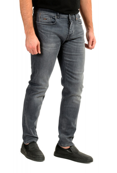 Hugo Boss Men's "Taber BC-P-1" Tapered Fit Gray Wash Stretch Jeans: Picture 2