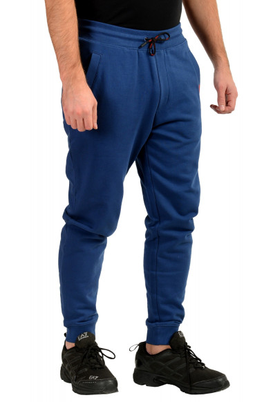 Hugo Boss Men's "Doak194_E" Navy Blue Logo Print Track Sweat Pants: Picture 2