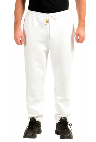 Hugo Boss Men's "Halboa AJ" White Flat Front Casual Pants 