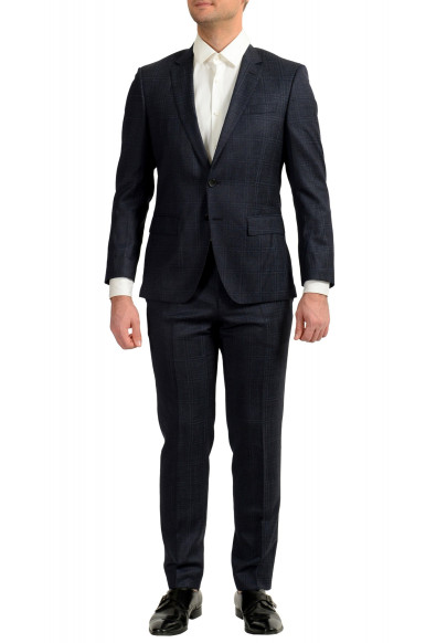 Hugo Boss Men's "Huge6/Genius5" Slim Fit 100% Wool Two Button Suit 
