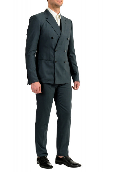 Dolce & Gabbana Men's Blue Wool Double Breasted Three Piece Suit: Picture 2