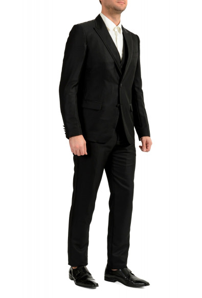 Dolce & Gabbana Men's Black Wool Silk Three Piece Tuxedo Suit: Picture 2