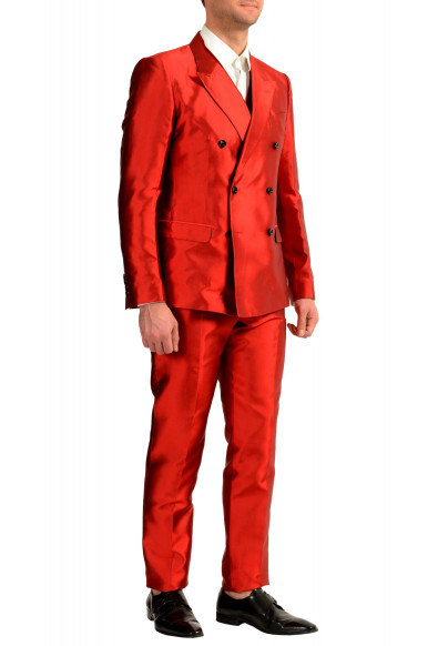 Dolce & Gabbana Men's 100% Silk Double Breasted Three Piece Suit: Picture 2