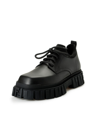 Fendi Men's "7L1451 AD74 F0ABB" Black 100% Leather Lace Up Boots Shoes
