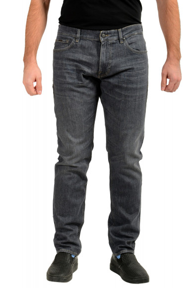 Hugo Boss Men's "Delaware3-1+" Gray Straight Leg Jeans 