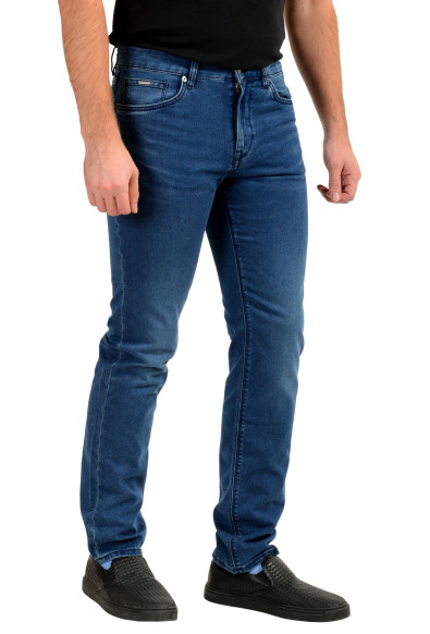 Hugo Boss Men's "Maine3" Blue Straight Leg Jeans : Picture 2