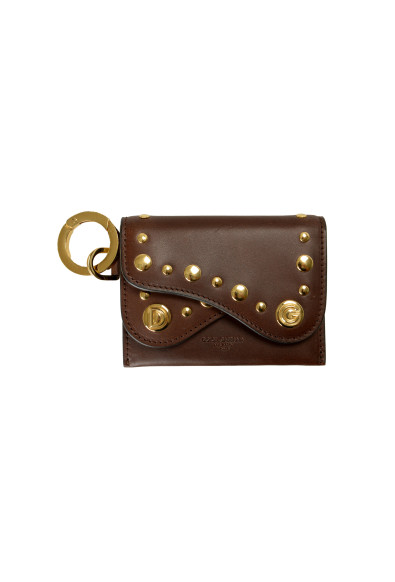Dolce & Gabbana Women's Brown 100% Leather Card Case Keychain