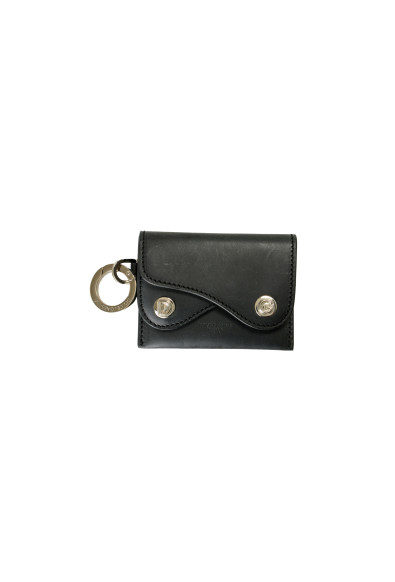 Dolce & Gabbana Women's Black 100% Leather Card Case Keychain