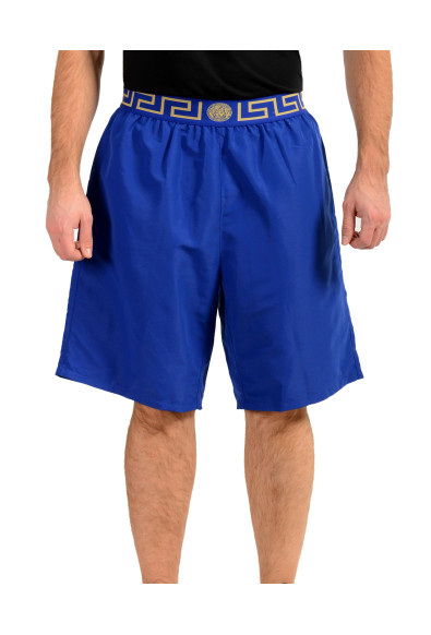 Versace Men's Royal Blue Swimwear Swim Board Shorts