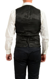 Dolce & Gabbana Men's Black 100% Silk Button Down Vest: Picture 3