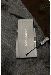 Dolce & Gabbana Men's Off Black Silk Button Down Vest: Picture 5