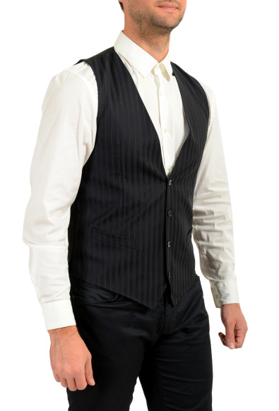 Dolce & Gabbana Men's Multi-Color Striped 100% Wool Button Down Vest: Picture 2