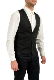 Dolce & Gabbana Men's Plaid Wool Silk Button Down Vest: Picture 2