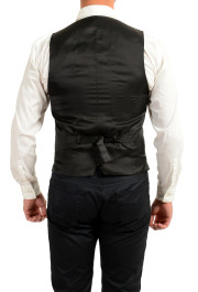 Dolce & Gabbana Men's Plaid Wool Silk Button Down Vest: Picture 3