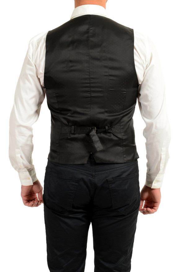 Dolce & Gabbana Men's Plaid Wool Silk Button Down Vest: Picture 3