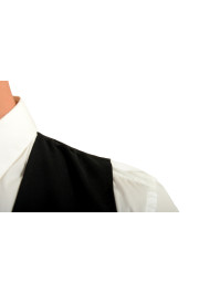 Dolce & Gabbana Men's Plaid Wool Silk Button Down Vest: Picture 4