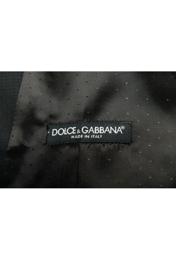 Dolce & Gabbana Men's Plaid Wool Silk Button Down Vest: Picture 6