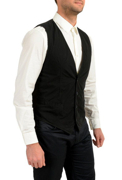 Dolce & Gabbana Men's Black Button Down Vest: Picture 2